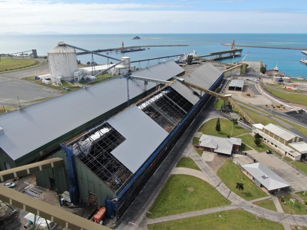 Mackay Bulk Sugar Terminal Project Update Aerial View