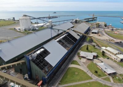 Mackay Bulk Sugar Terminal Project Update Aerial View